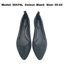 Load image into Gallery viewer, Ladies Flats Shoes Covered Toe (35479L)