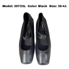 Load image into Gallery viewer, Ladies Flats Shoe Covered Toe (35733L)
