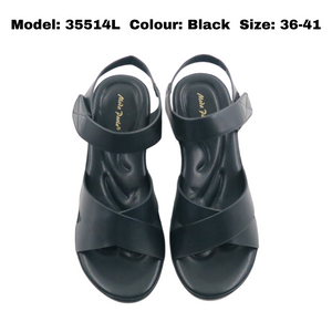Ladies Wedges Strap Design Shoes (35514L)