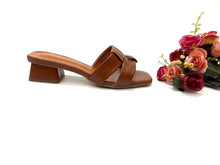 Load image into Gallery viewer, Ladies Slip-On Heels Mules (35952L)