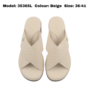 Women Peep Toe Heels Slip-Ons (35365L)