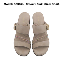 Load image into Gallery viewer, Ladies Mules Women Heels With Adjustable Buckle (35364L)