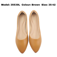 Load image into Gallery viewer, Ladies Flats Shoes Covered Toe Slip-On (35539L)