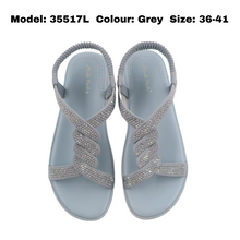 Load image into Gallery viewer, Ladies Sandals Strap Slide (35517L)