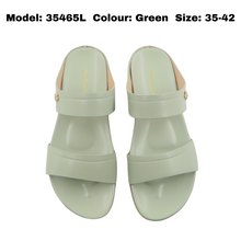 Load image into Gallery viewer, Ladies Slip-On Sandals Slides (35465L)