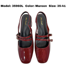 Load image into Gallery viewer, Ladies Double Strap Heels Shoes (35960L)