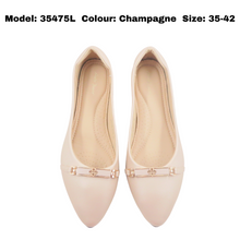 Load image into Gallery viewer, Ladies Flats Shoes Covered Toe Slip-On (35475L)