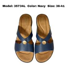 Load image into Gallery viewer, Ladies Slip-On Sandals (35734L)