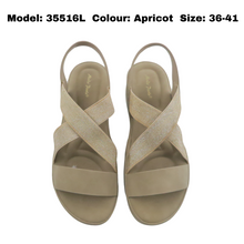 Load image into Gallery viewer, Ladies Wedges Strap Design Shoes (35516L)