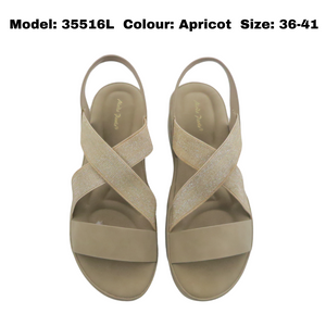 Ladies Wedges Strap Design Shoes (35516L)