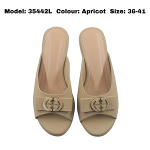 Women Wedges Peep Toe Elegant Style (35442L)