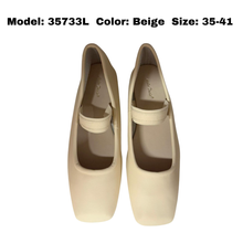 Load image into Gallery viewer, Ladies Flats Shoe Covered Toe (35733L)