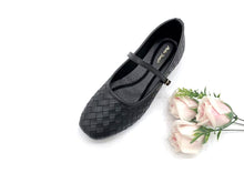 Load image into Gallery viewer, Women's Mary Jane Flat Shoes with Woven Texture (36007L)