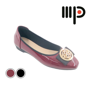 Women Flat Shoes Cover Toe 2 Colors (35424L)