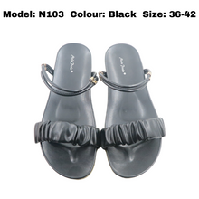 Load image into Gallery viewer, Ladies Sandal Slides (N103)
