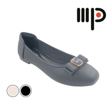 Load image into Gallery viewer, Ladies Flats Shoes Covered Toe Ribbon Design (35480L)