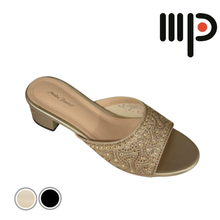 Load image into Gallery viewer, Ladies Slip-On Heels In 2 Colors (35732L)