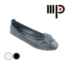 Load image into Gallery viewer, Ladies Flats Shoes Covered Toe Ribbon Design (35530L)