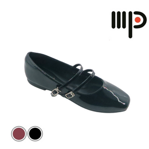 Women Ladies Square Toe Flat Shoes (35413L)