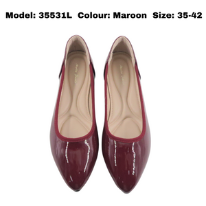 Ladies Flats Shoes Covered Toe Slip-On (35531L)
