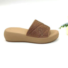 Load image into Gallery viewer, Ladies Slip-On Wedges Mules Sandals Slide (36093L)