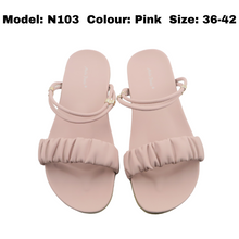 Load image into Gallery viewer, Ladies Sandal Slides (N103)