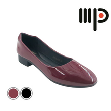 Load image into Gallery viewer, Ladies Glossy Medium Heels Slip-On (35541L)