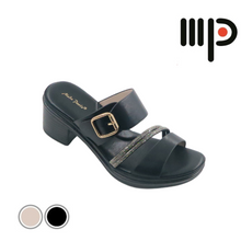 Load image into Gallery viewer, Ladies Mules Women Heels With Adjustable Buckle (35364L)