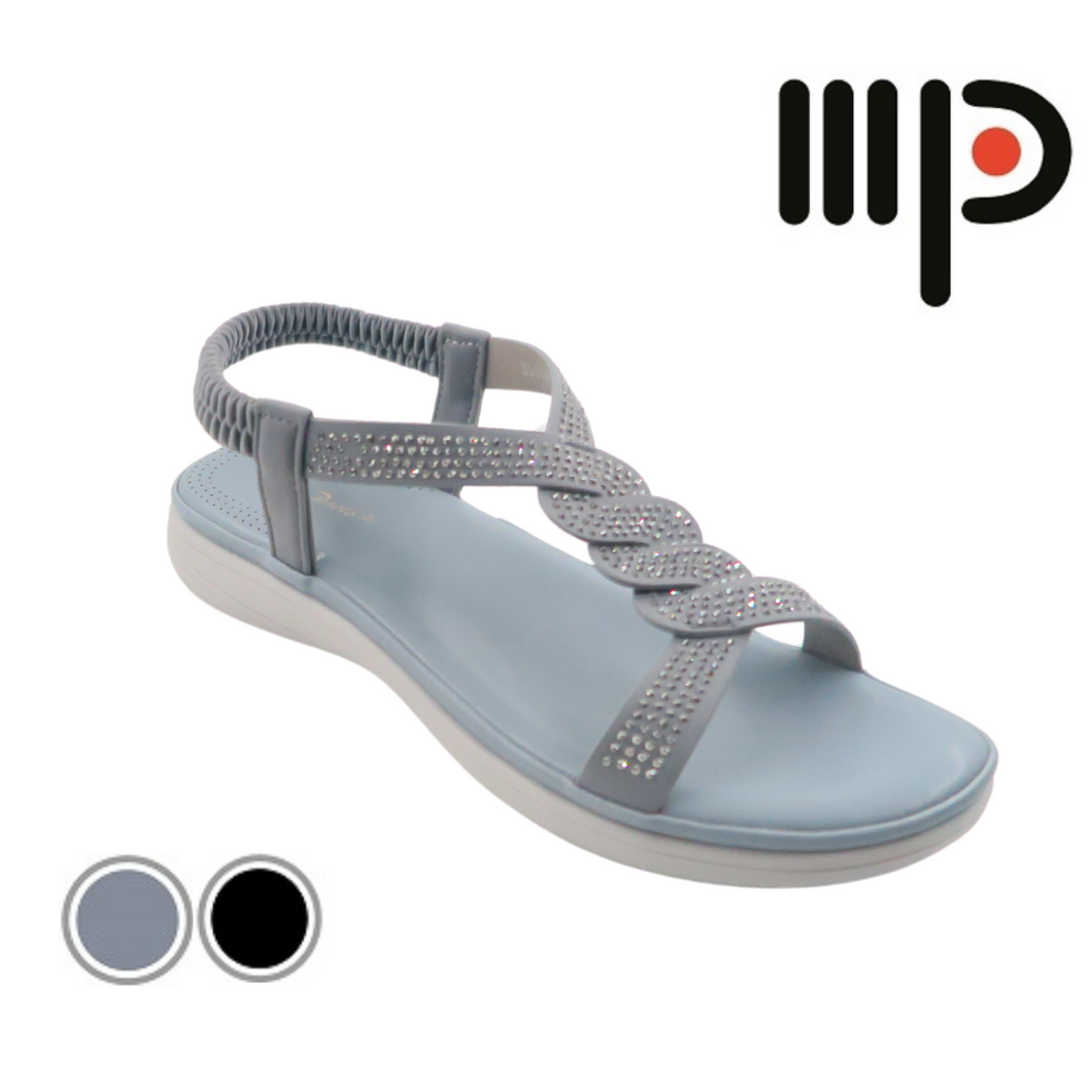 Ladies Sandals Strap Slide (35517L)