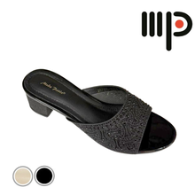 Load image into Gallery viewer, Ladies Slip-On Heels In 2 Colors (35732L)