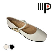 Load image into Gallery viewer, Ladies Flats Shoe Covered Toe (35711L)