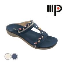 Load image into Gallery viewer, Ladies Slip-On Sandals Slides (35468L)