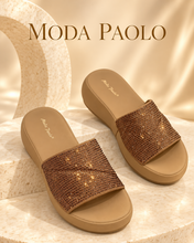 Load image into Gallery viewer, Ladies Slip-On Wedges Mules Sandals Slide (36093L)
