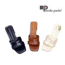 Load image into Gallery viewer, Ladies Slip-On Heels Mules (35952L)