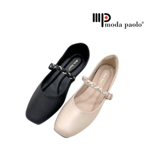 Load image into Gallery viewer, Women's Mary Jane Flat Shoes with Braided Strap (36002L)