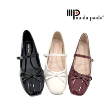 Load image into Gallery viewer, Ladies Mary Jane Flat Shoes (35999L)