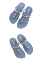 Load image into Gallery viewer, Ladies Sandals Flip-Flops (34857T)