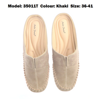 Load image into Gallery viewer, Ladies Flats Slip-Ons (35010T)