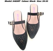 Load image into Gallery viewer, Moda Paolo Girls Slip-Ons Heels in 2 Colours (34838T)