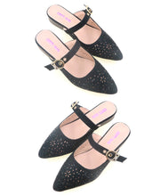 Load image into Gallery viewer, Moda Paolo Girls Slip-Ons Heels in 2 Colours (34838T)