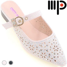Load image into Gallery viewer, Moda Paolo Girls Slip-Ons Heels in 2 Colours (34838T)