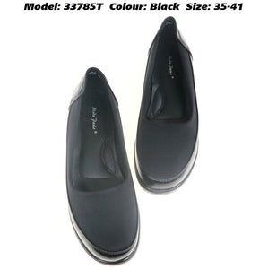 Moda Paolo Women Flats In Black Colour (33785T)