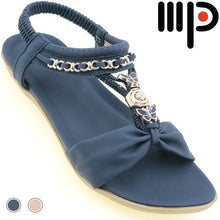 Load image into Gallery viewer, Moda Paolo Women Slides In 2 Colours (34856T)