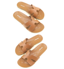 Load image into Gallery viewer, MODA PAOLO WOMEN SLIDES IN 2 COLOURS (34911T)