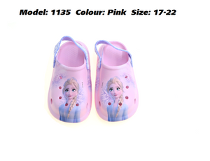 Moda Paolo Girls Clogs In Pink (1135)