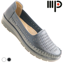 Load image into Gallery viewer, Moda Paolo Ladies Flats Covered Toe (34953T)