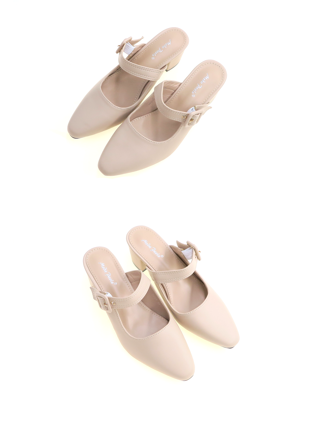 Womens slip 2025 on heels