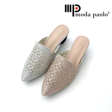 Load image into Gallery viewer, Ladies Slip-On Pointed Toe Heels (35984L)