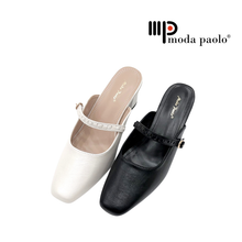 Load image into Gallery viewer, Ladies Slip-On Heels Mules 36053L - Stylish &amp; Convenient Slip-On Design for Multiple Occasions