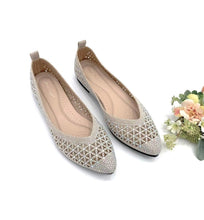 Load image into Gallery viewer, Ladies Pointed Toe Flat Shoe (35994L)
